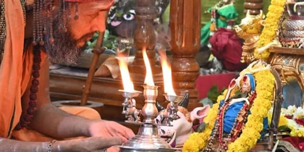 Adi Rudra Sahasra Chandi Maha Yajna performed at the Ashram